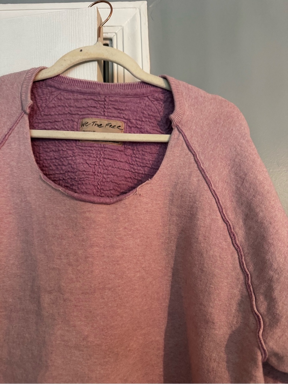 We The Free Free People Midnight Pullover in Fragrant Lilac - Picture 3 of 7